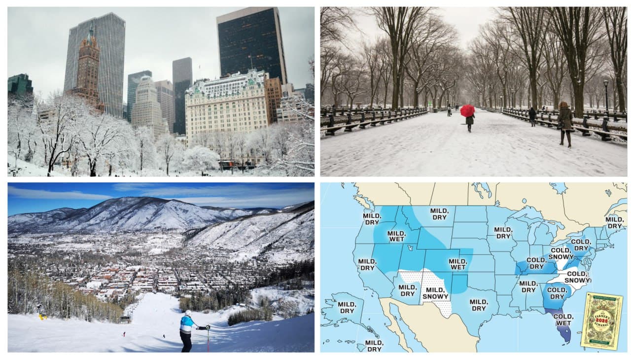 Featured image for: Old Farmer's Almanac Predicts Mild and Dry Winter for Most States Old Farmer's Almanac Predicts Mild and Dry Winter for Most States