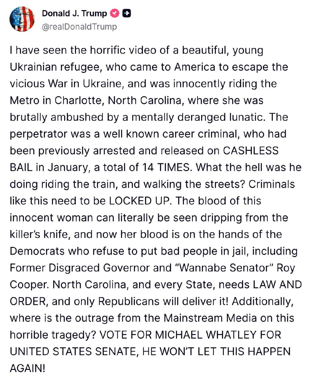 Featured image for: “Ukrainian Refugee Attacked in Charlotte Sparks Outcry for Justice” “Ukrainian Refugee Attacked in Charlotte Sparks Outcry for Justice”