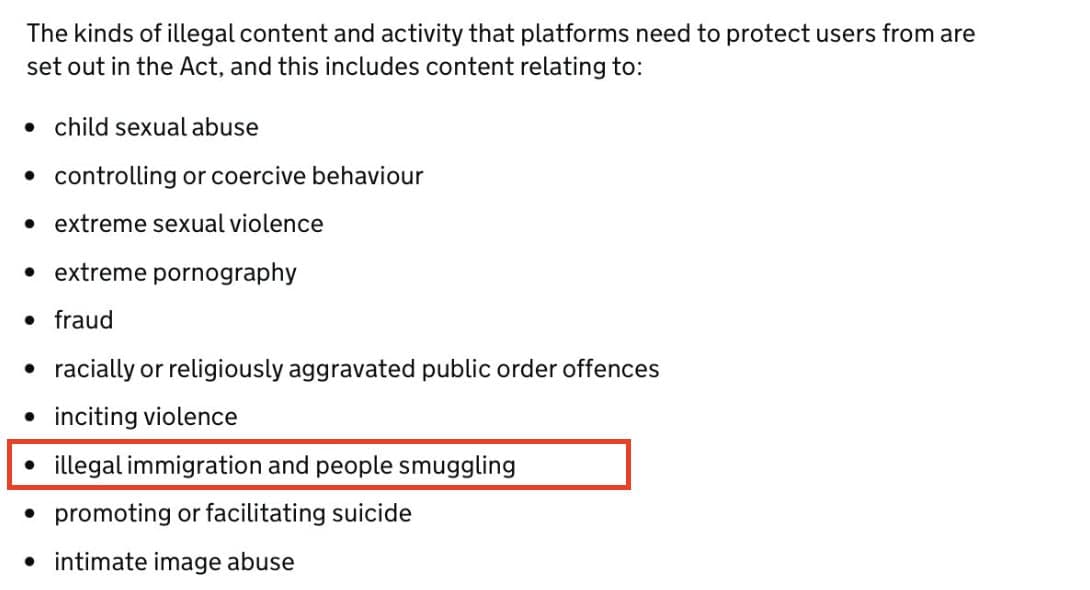 Featured image for: UK's Online Safety Act Labels Immigration Criticism as 'Harmful,' Threatening Free Speech UK's Online Safety Act Labels Immigration Criticism as 'Harmful,' Threatening Free Speech