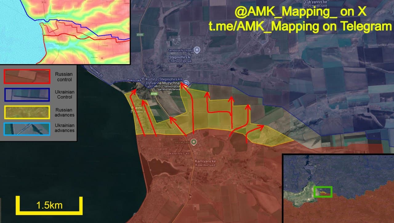 Featured image for: Russian Forces Capture Plavni, Threatening Supply Lines as They Advance Toward Zaporozhzhia Russian Forces Capture Plavni, Threatening Supply Lines as They Advance Toward Zaporozhzhia