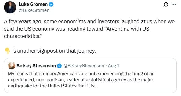 Featured image for: Economists Warn US Economy Could Resemble Argentina’s Crisis Amid Rising Debt Economists Warn US Economy Could Resemble Argentina’s Crisis Amid Rising Debt