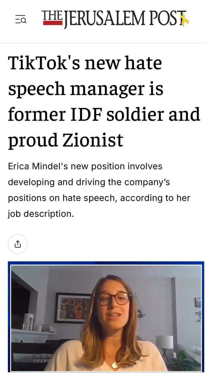 Featured image for: Breaking: TikTok Revamps Guidelines After Hiring IDF Advocate Breaking: TikTok Revamps Guidelines After Hiring IDF Advocate