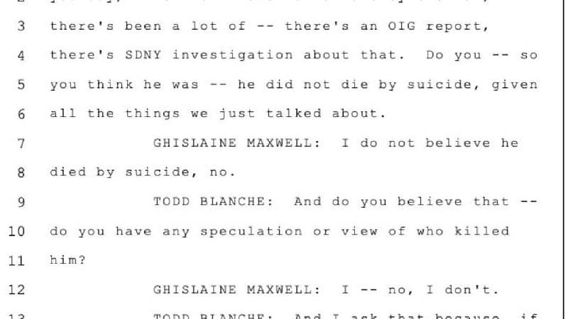 Featured image for: Exclusive: Ghislaine Maxwell Reveals Doubts on Epstein's Suicide Exclusive: Ghislaine Maxwell Reveals Doubts on Epstein's Suicide