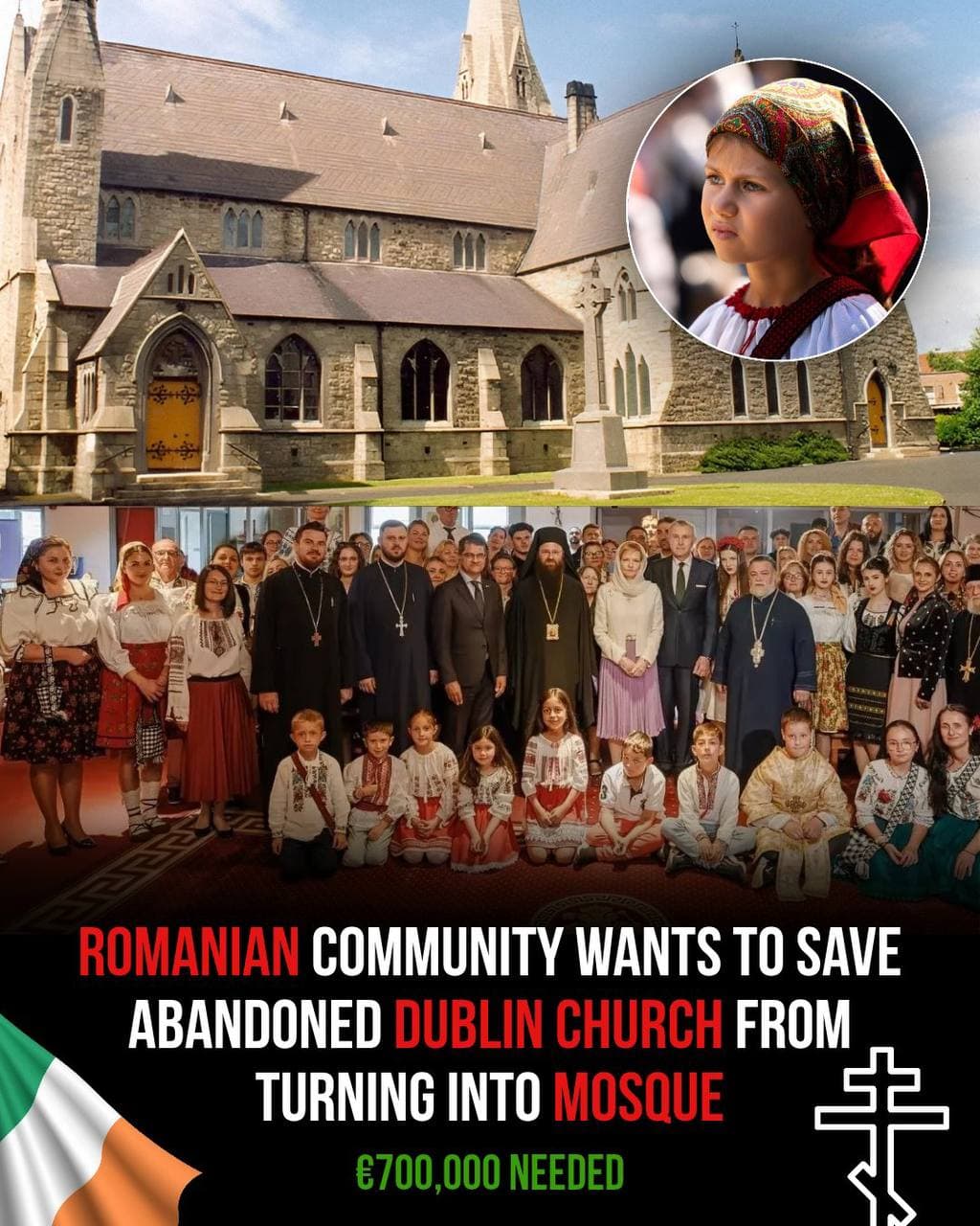 Featured image for: Romanian Community Launches Fundraiser to Save Dublin's Christ Church Romanian Community Launches Fundraiser to Save Dublin's Christ Church
