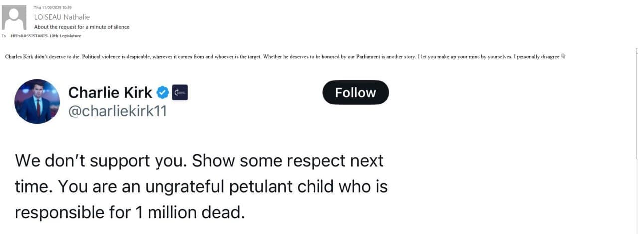 Featured image for: Cocarde Etudiante Exposes EU MEP's Opposition to Kirk Tribute Cocarde Etudiante Exposes EU MEP's Opposition to Kirk Tribute