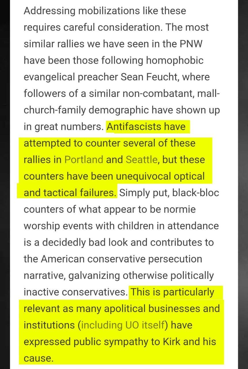 Featured image for: Antifa cell in Corvallis admits fears over loss of dehumanization tactics Antifa cell in Corvallis admits fears over loss of dehumanization tactics