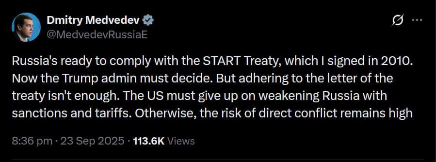 Featured image for: Russia seeks to reactivate New START Treaty suspended in 2023 Russia seeks to reactivate New START Treaty suspended in 2023