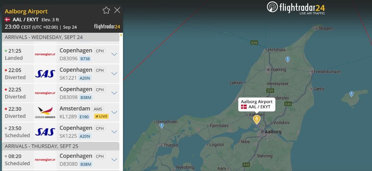 Featured image for: Aalborg International Airport halts all traffic due to drone sighting Aalborg International Airport halts all traffic due to drone sighting