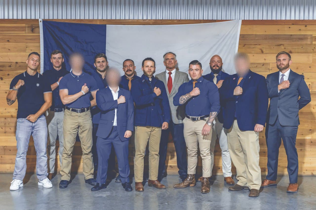 Featured image for: Patriot Front holds first national conference in Texas for activists Patriot Front holds first national conference in Texas for activists