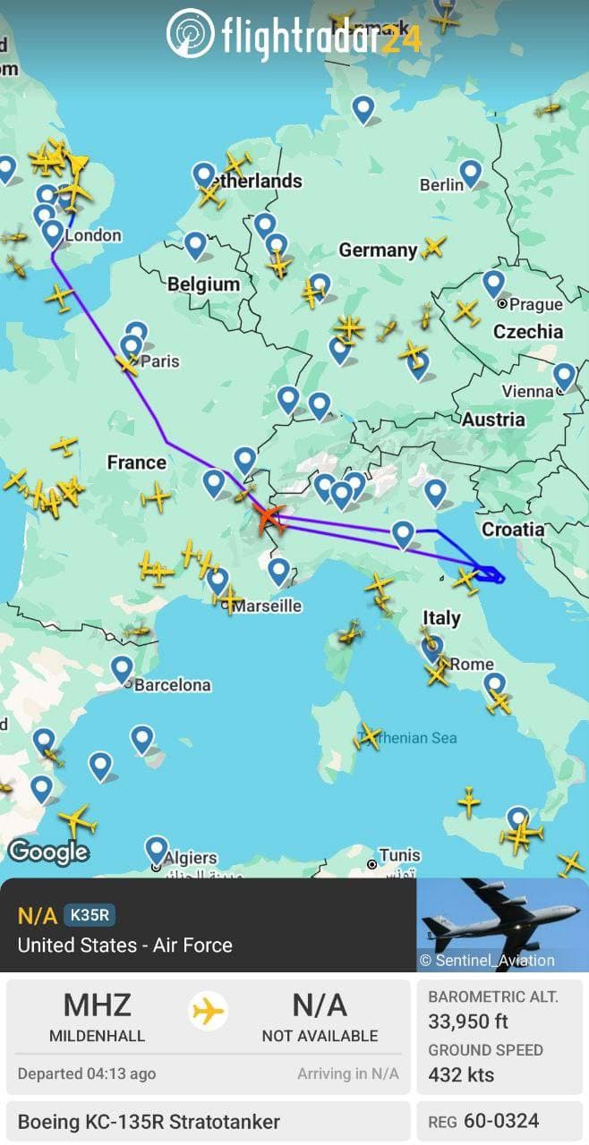 Featured image for: U.S. sends fighter jets to Middle East with partial refueling support U.S. sends fighter jets to Middle East with partial refueling support