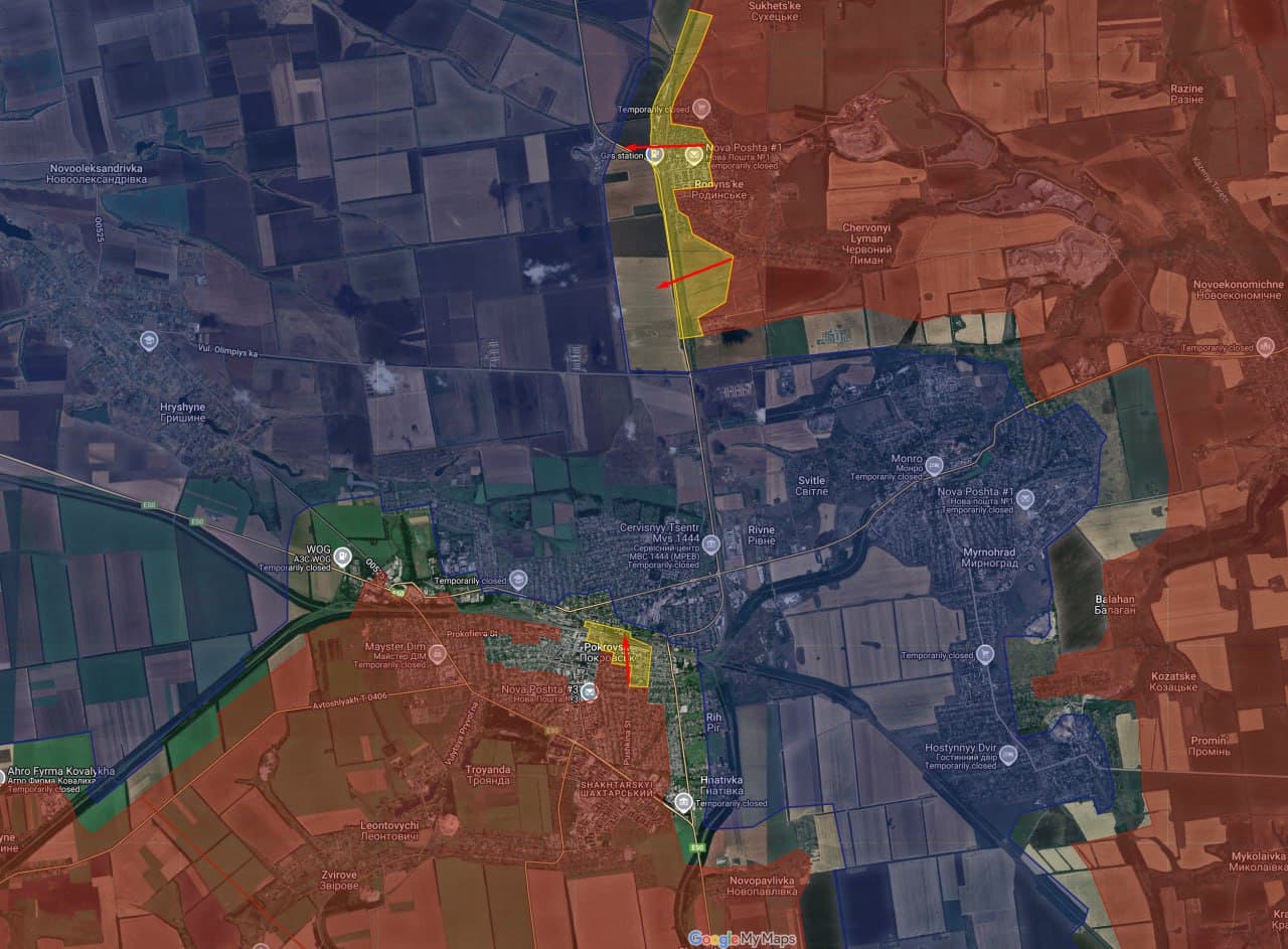 Featured image for: Russian troops capture Rodinskoe and advance in Pokrovsk, encircling Ukrainians Russian troops capture Rodinskoe and advance in Pokrovsk, encircling Ukrainians
