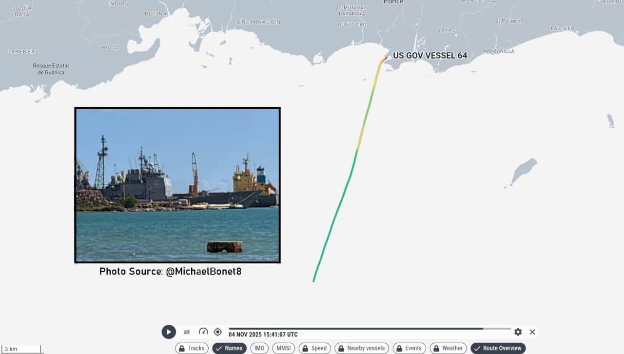 Featured image for: USS Gettysburg (CG-64) arrives in Ponce, Puerto Rico USS Gettysburg (CG-64) arrives in Ponce, Puerto Rico