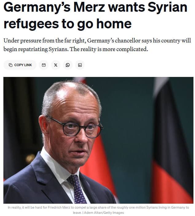 Featured image for: German Chancellor and EPP Chairman support return of Syrian refugees German Chancellor and EPP Chairman support return of Syrian refugees