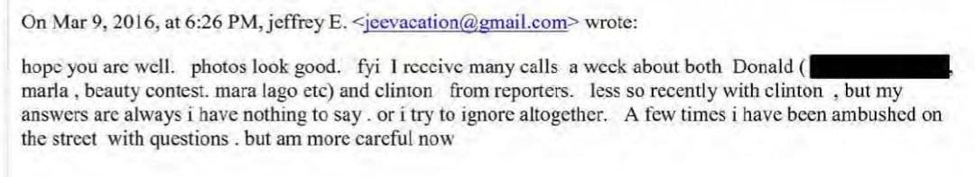 Featured image for: Jeffrey Epstein discusses Donald Trump and Mar-a-Lago with Tom Barrack Jeffrey Epstein discusses Donald Trump and Mar-a-Lago with Tom Barrack