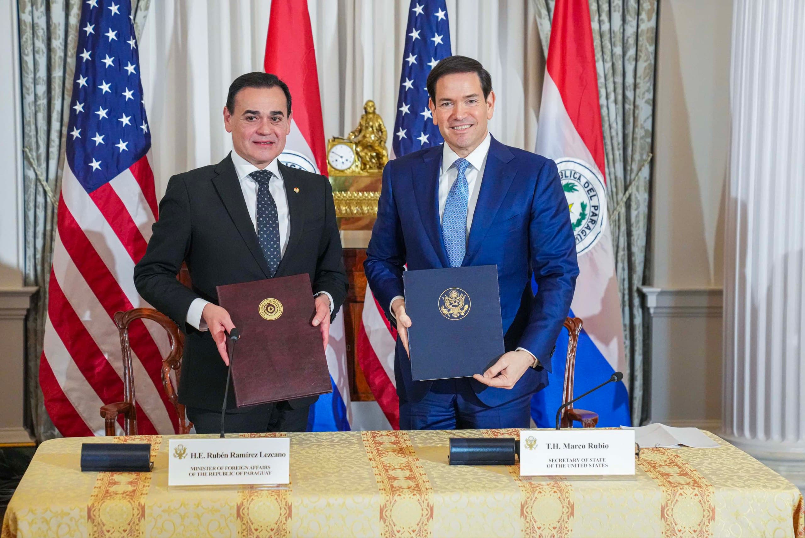 Secretary of State Marco Rubio signs Status of Forces Agreement with Paraguay