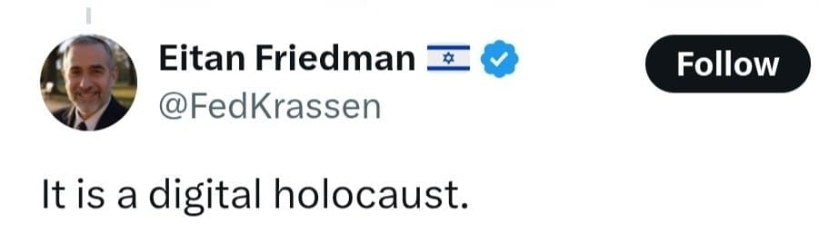 Featured image for: Israeli citizens allege 'digital holocaust' on X over government actions Israeli citizens allege 'digital holocaust' on X over government actions