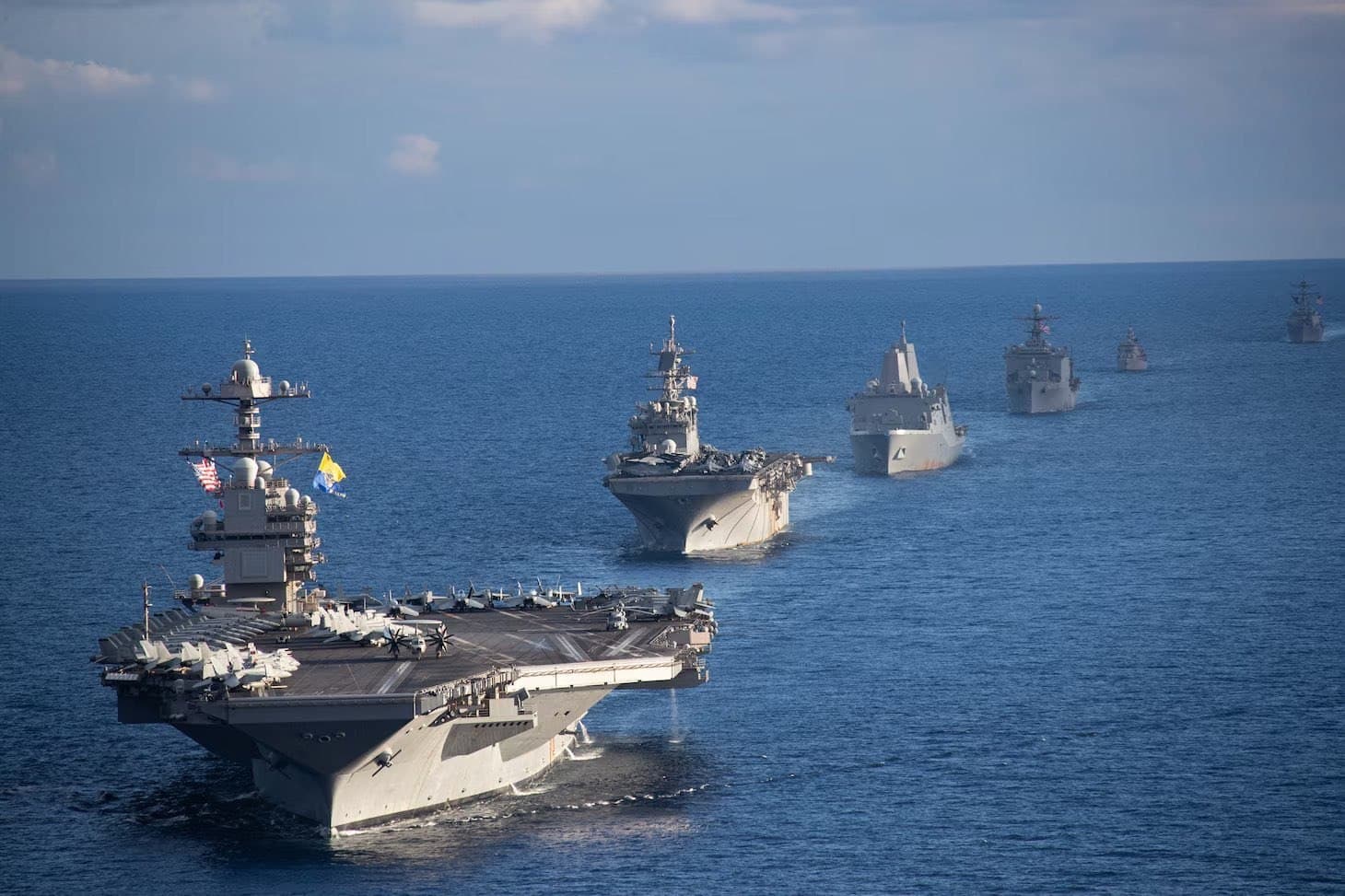 Featured image for: U.S. orders Gerald R. Ford Carrier Strike Group to deploy near Venezuela U.S. orders Gerald R. Ford Carrier Strike Group to deploy near Venezuela