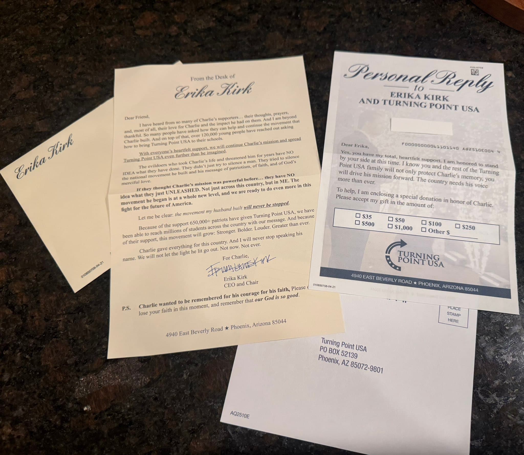 Featured image for: Turning Point USA seeks donations to support Charlie Kirk's legacy Turning Point USA seeks donations to support Charlie Kirk's legacy