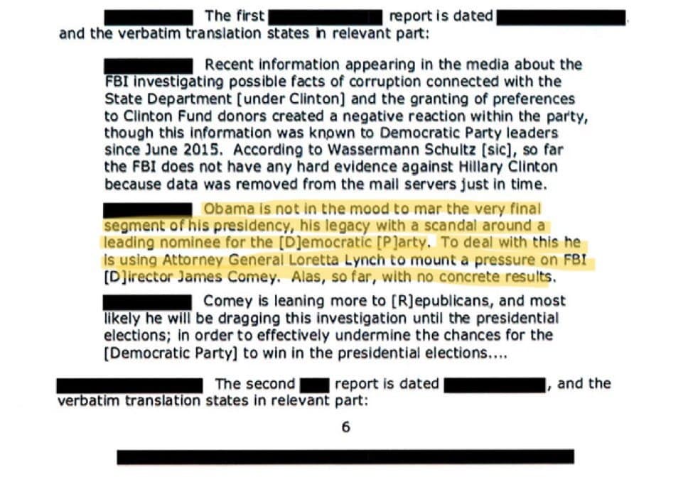 Featured image for: Declassified report claims Obama ordered Comey to conceal Clinton email probe Declassified report claims Obama ordered Comey to conceal Clinton email probe