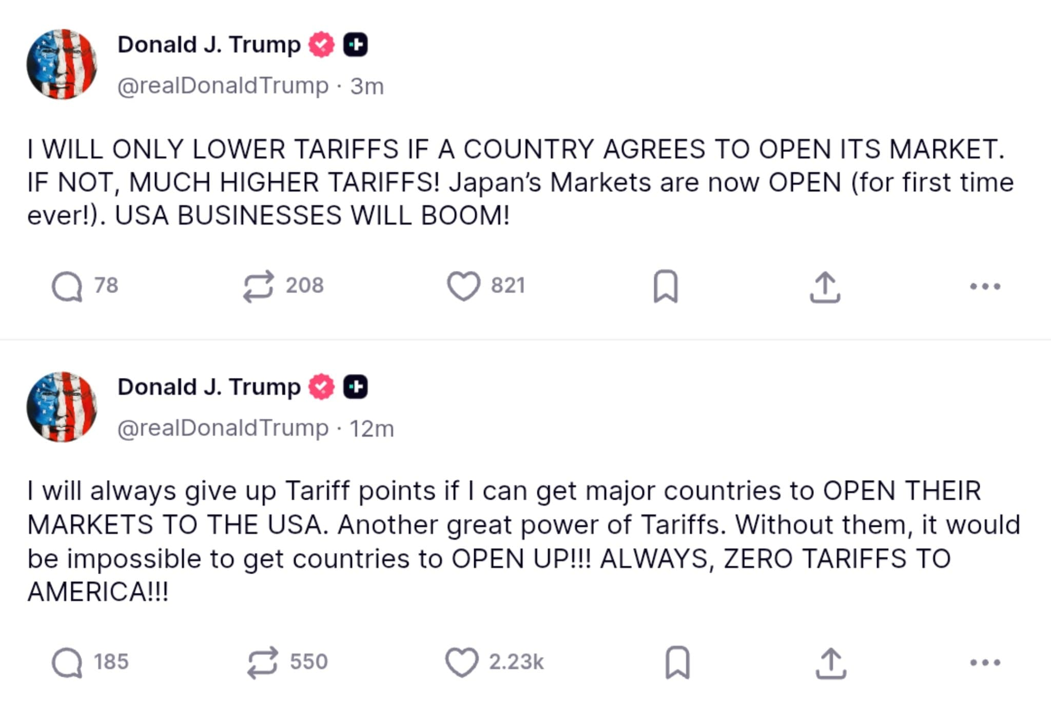 Featured image for: Trump Vows to Lower Tariffs in Exchange for Open Markets, Declares Japan’s Trade Access a Game Changer Trump Vows to Lower Tariffs in Exchange for Open Markets, Declares Japan’s Trade Access a Game Changer