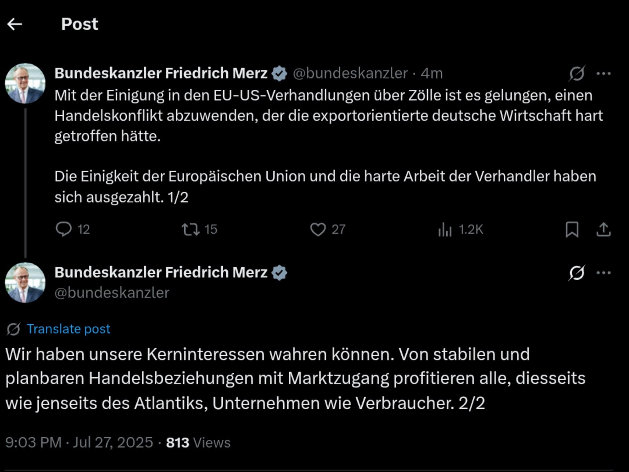 Featured image for: EU-US Trade Agreement Secures Stability for Export-Driven German Economy EU-US Trade Agreement Secures Stability for Export-Driven German Economy