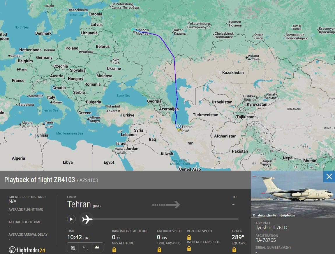 Featured image for: U.S. Sanctions Russian Firm After Il-76TD Leaves Tehran with Suspected Arms Delivery U.S. Sanctions Russian Firm After Il-76TD Leaves Tehran with Suspected Arms Delivery