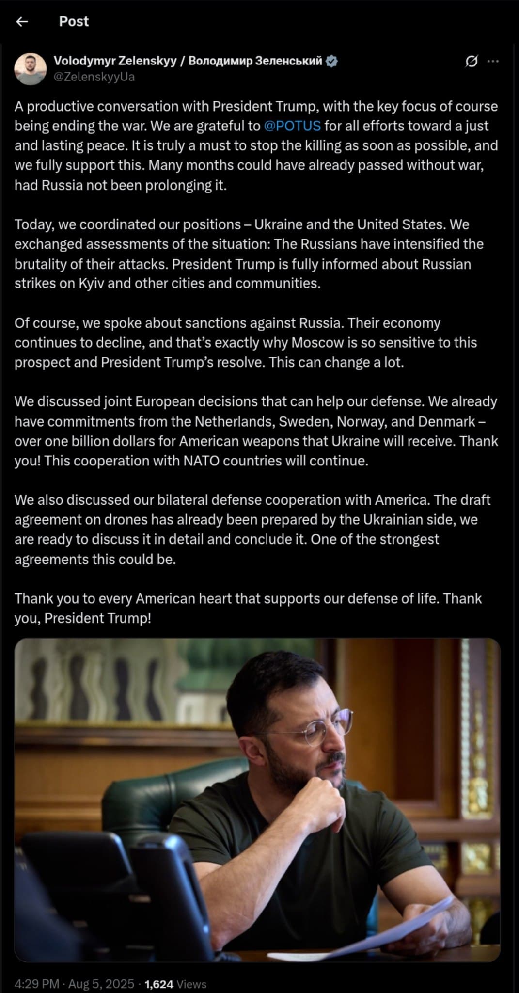 Featured image for: Zelensky and Trump Unite for Urgent Action Against Russia, Seek Just Peace Zelensky and Trump Unite for Urgent Action Against Russia, Seek Just Peace