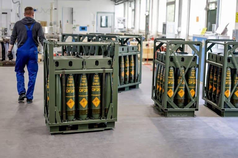 Featured image for: Rheinmetall to Boost Ukrainian Defense: Doubling Artillery Shell Production to 300,000 Annually by 2026 Rheinmetall to Boost Ukrainian Defense: Doubling Artillery Shell Production to 300,000 Annually by 2026