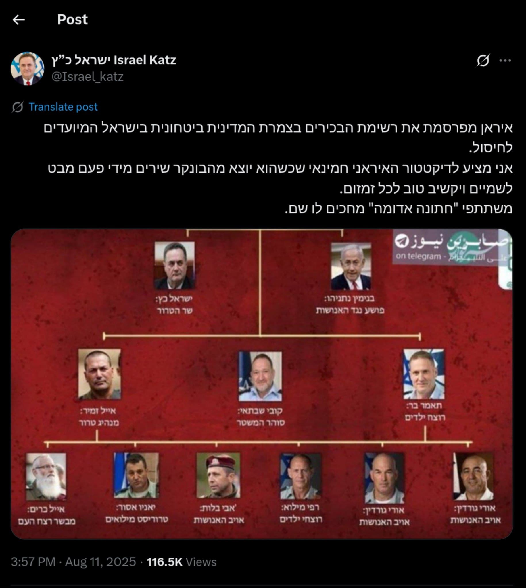 Featured image for: Iran Lists Israeli Officials for Assassination as Tensions Escalate Iran Lists Israeli Officials for Assassination as Tensions Escalate