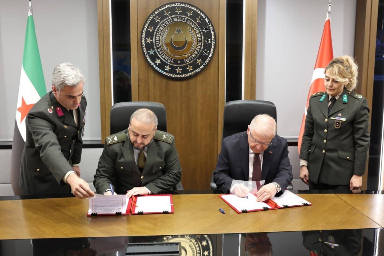 Featured image for: Syrian and Turkish Defense Ministers Forge Pact for Joint Military Training, Heightening Regional Security Syrian and Turkish Defense Ministers Forge Pact for Joint Military Training, Heightening Regional Security