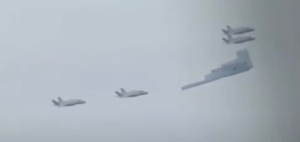 Featured image for: USAF B-2A Bomber Flies Over Trump-Putin Meeting in Alaska, Heightening Tensions USAF B-2A Bomber Flies Over Trump-Putin Meeting in Alaska, Heightening Tensions