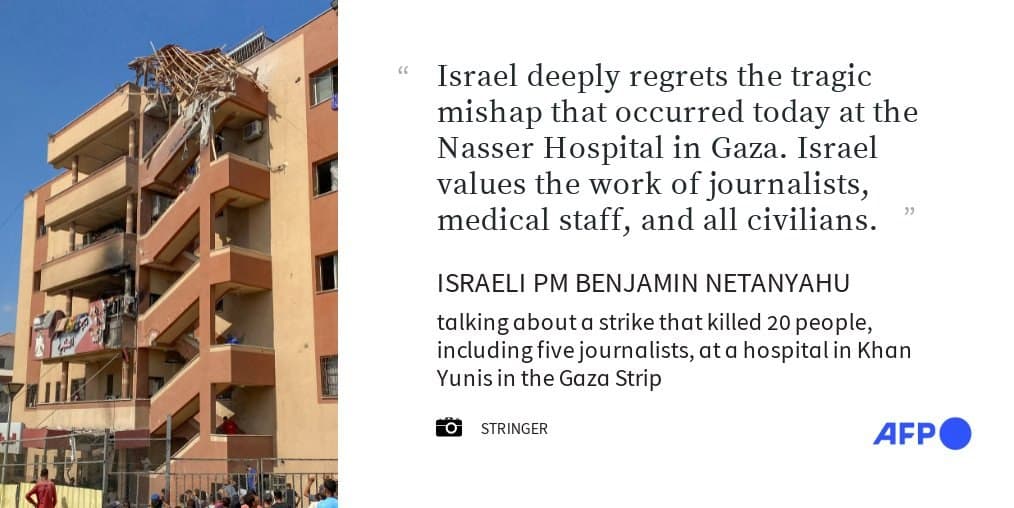 Featured image for: Netanyahu Expresses Regret as Gaza Hospital Strike Claims 20 Lives Netanyahu Expresses Regret as Gaza Hospital Strike Claims 20 Lives
