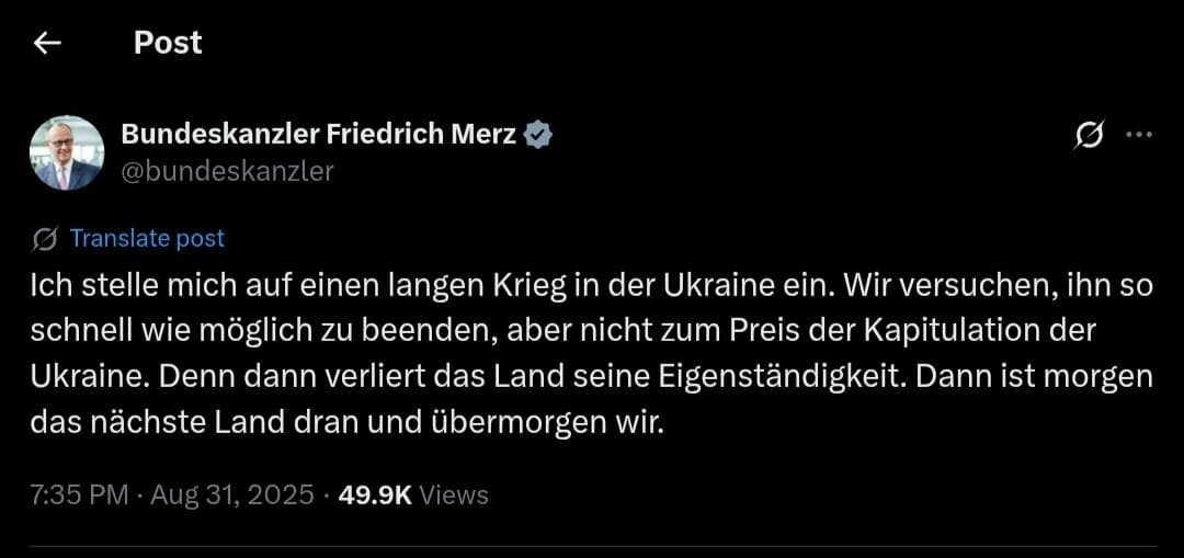 Featured image for: Chancellor Merz Prepares Germany for Prolonged Ukraine Conflict Chancellor Merz Prepares Germany for Prolonged Ukraine Conflict