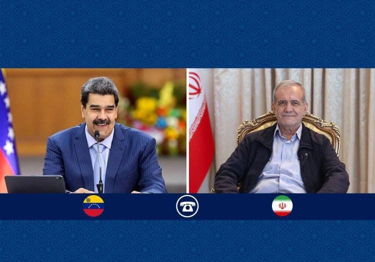 Featured image for: Maduro and Iran’s Pezeshkian Discuss Strengthening Ties Today Maduro and Iran’s Pezeshkian Discuss Strengthening Ties Today