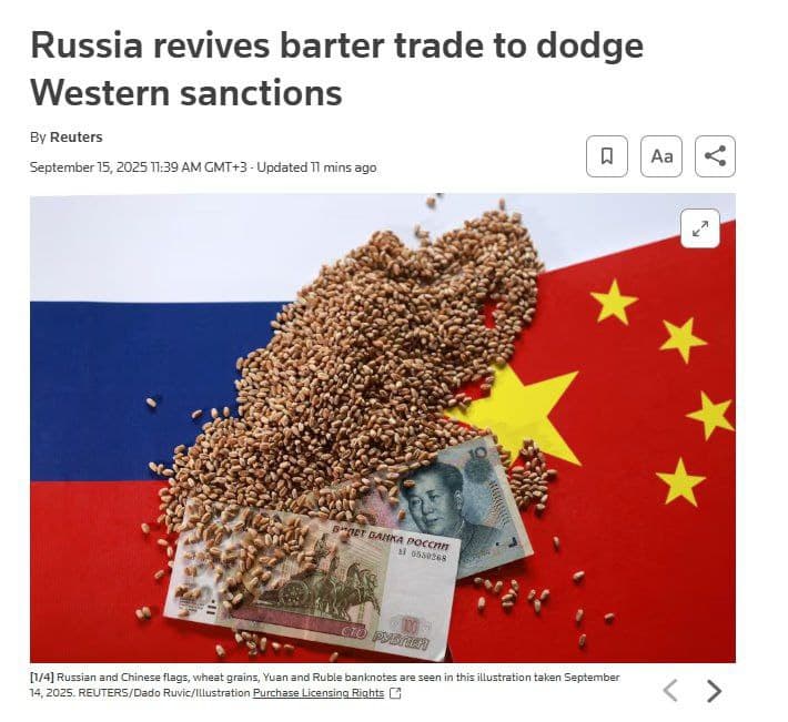 Featured image for: Russia revives barter trade, exchanging wheat for Chinese cars Russia revives barter trade, exchanging wheat for Chinese cars
