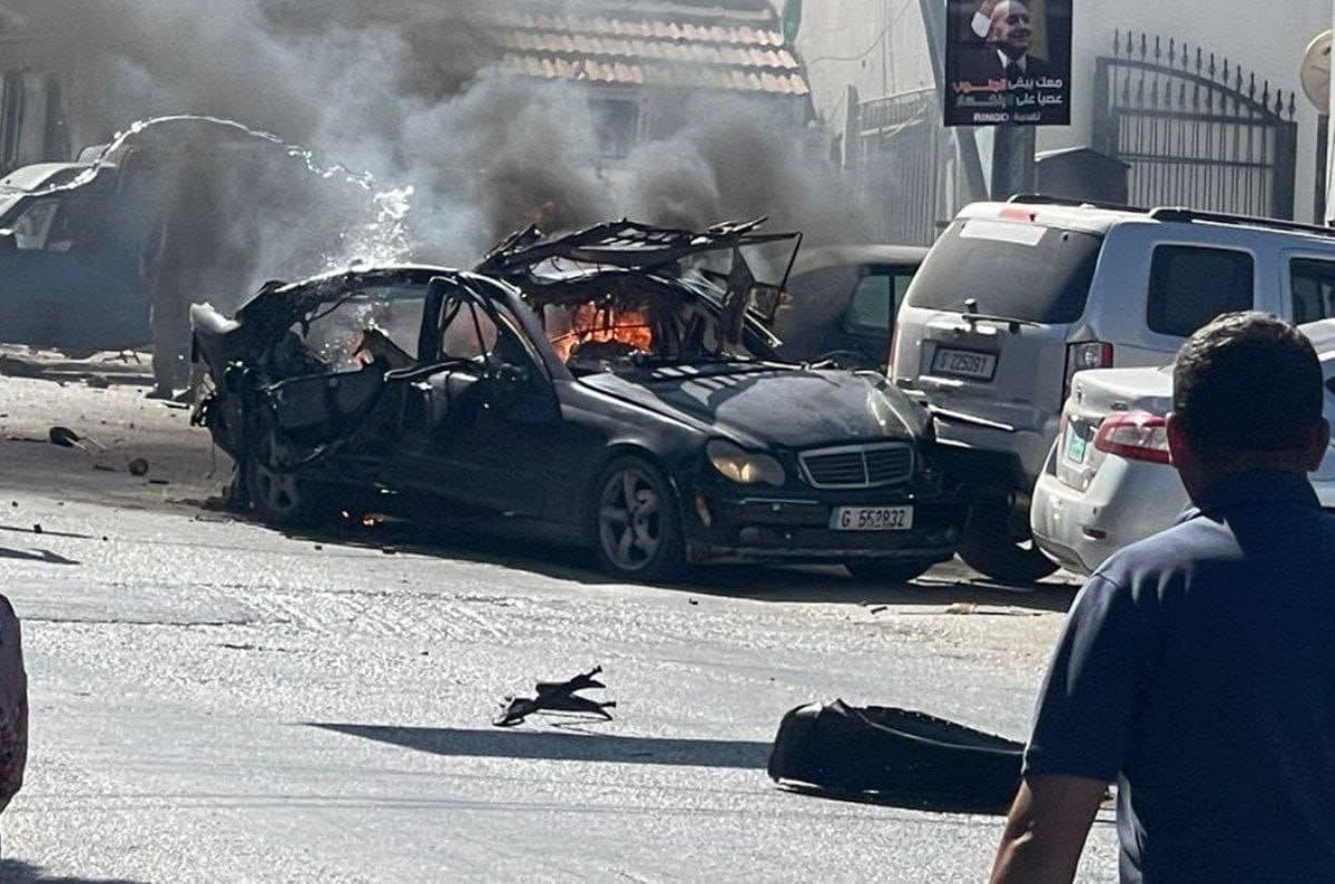 Featured image for: One killed, three injured in Israeli strike on car in Tebnine, Lebanon One killed, three injured in Israeli strike on car in Tebnine, Lebanon