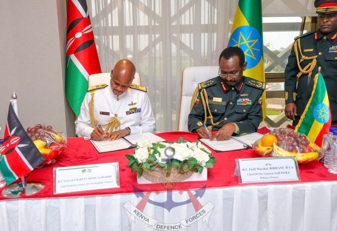Featured image for: Kenya signs defense cooperation deal with Ethiopia in Addis Ababa Kenya signs defense cooperation deal with Ethiopia in Addis Ababa