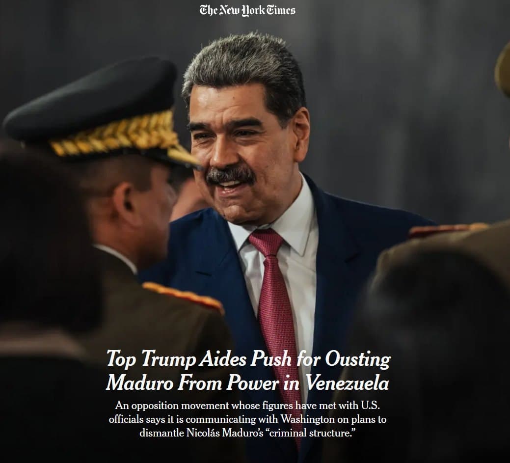 Featured image for: U.S. plans to oust Nicolás Maduro with over 6,500 troops deployed U.S. plans to oust Nicolás Maduro with over 6,500 troops deployed