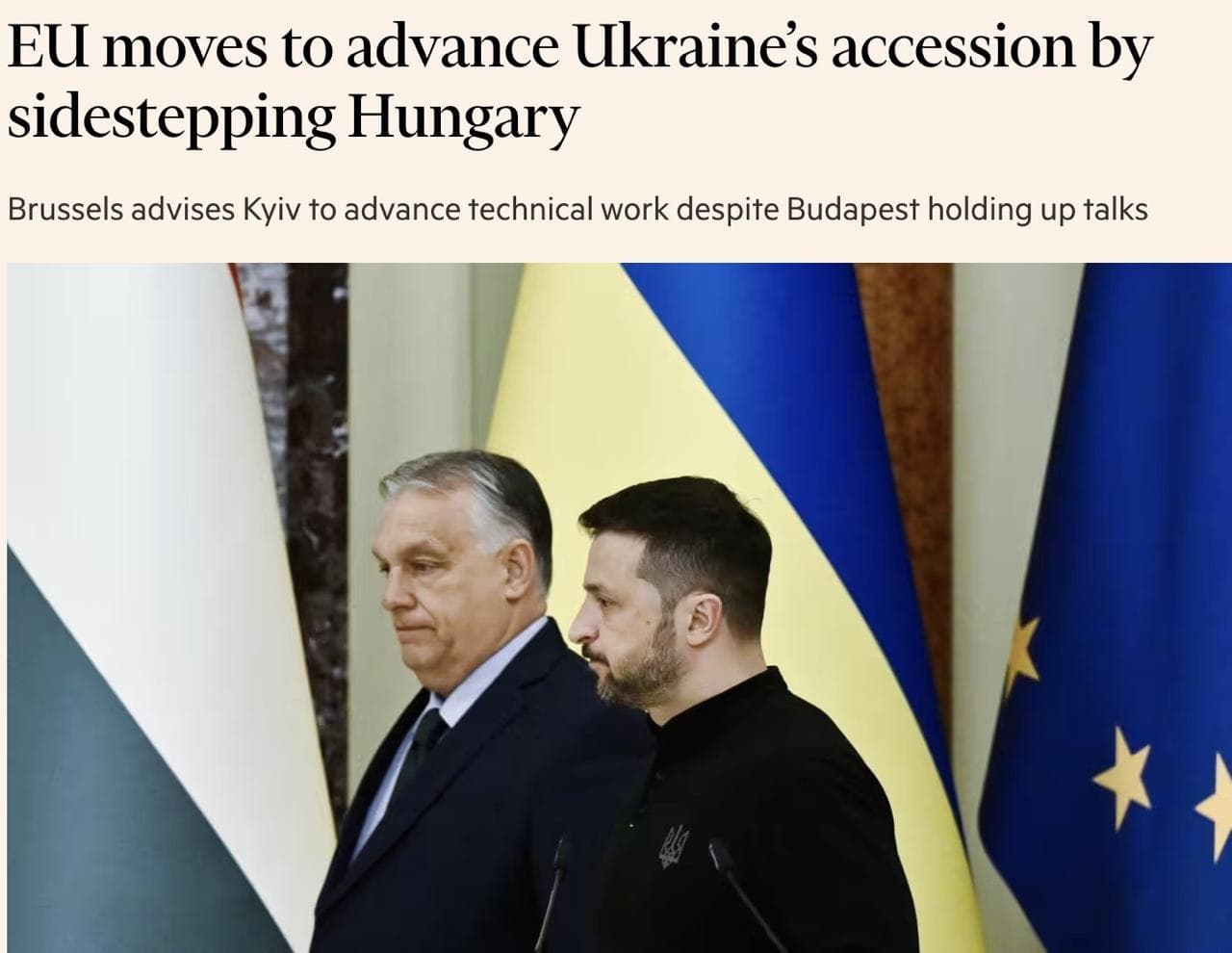 Featured image for: EU to advance Ukraine and Moldova accession talks despite Hungary's veto EU to advance Ukraine and Moldova accession talks despite Hungary's veto