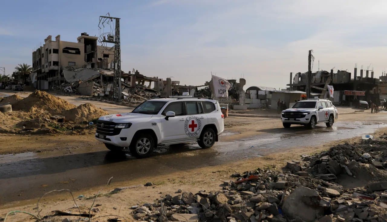 Featured image for: International Red Cross suspends operations in Gaza City office International Red Cross suspends operations in Gaza City office