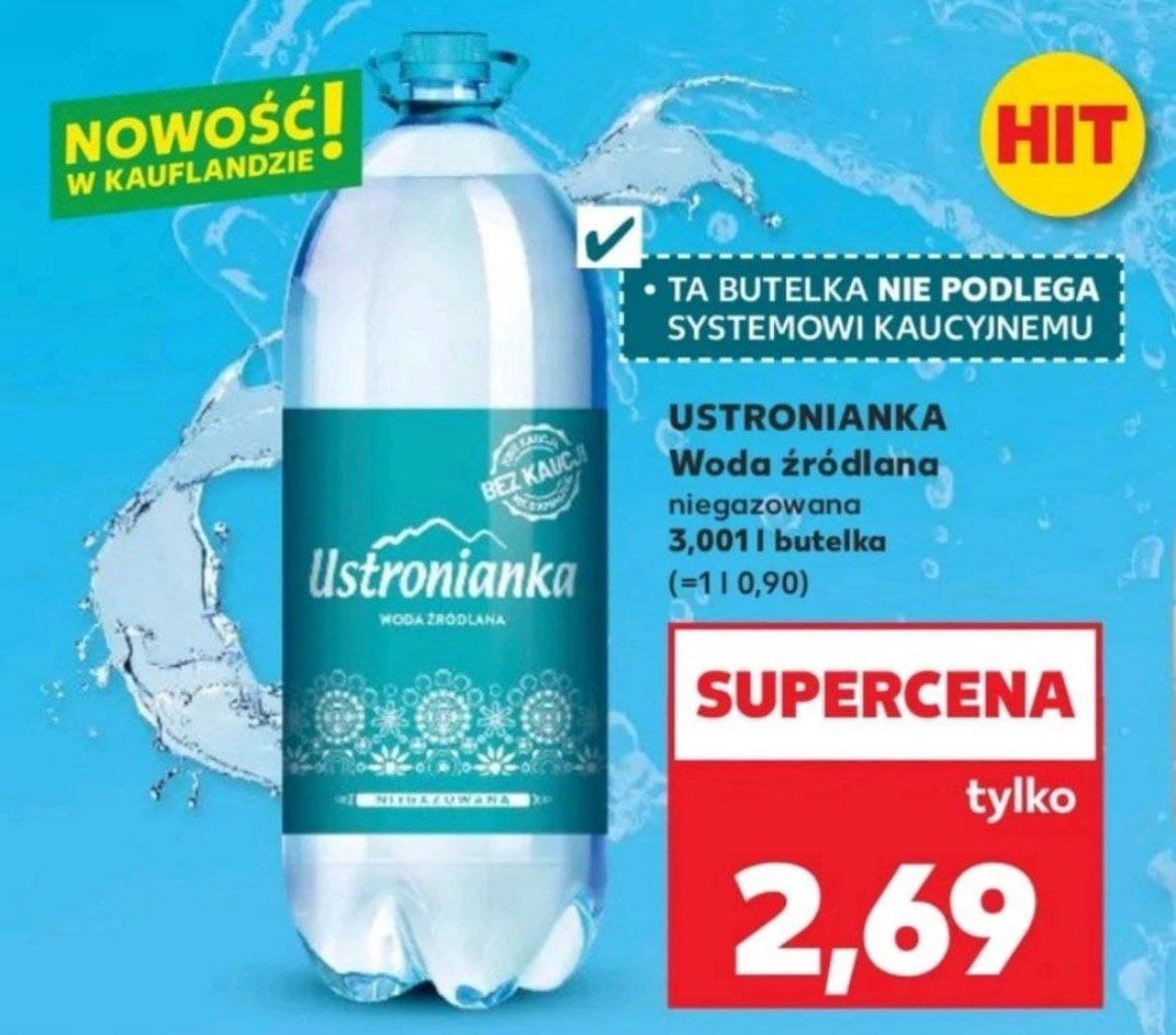 Featured image for: Kaufland sells water bottles just over deposit limit in Poland Kaufland sells water bottles just over deposit limit in Poland