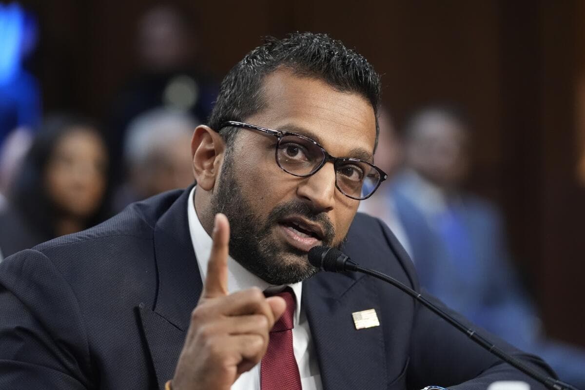 Featured image for: FBI Director Kash Patel fires agent trainee for displaying pride flag FBI Director Kash Patel fires agent trainee for displaying pride flag