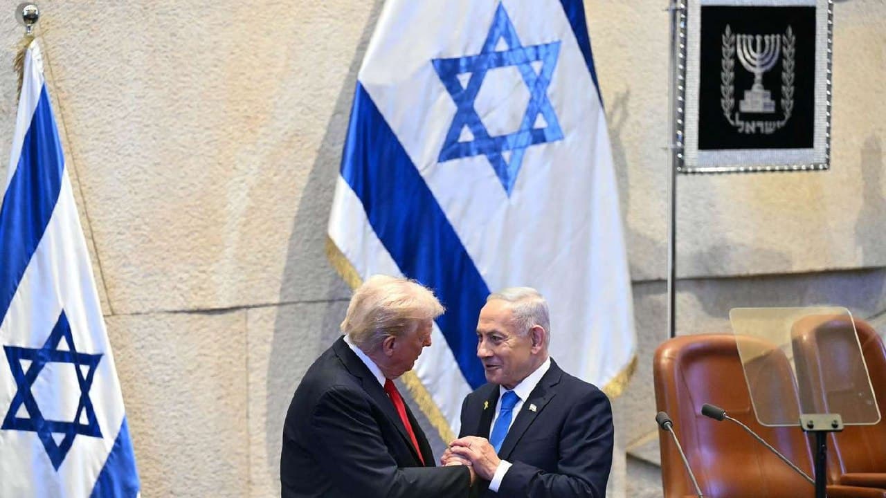 Featured image for: Trump declares 'Dawn of a new Middle East' at Israeli Knesset Trump declares 'Dawn of a new Middle East' at Israeli Knesset