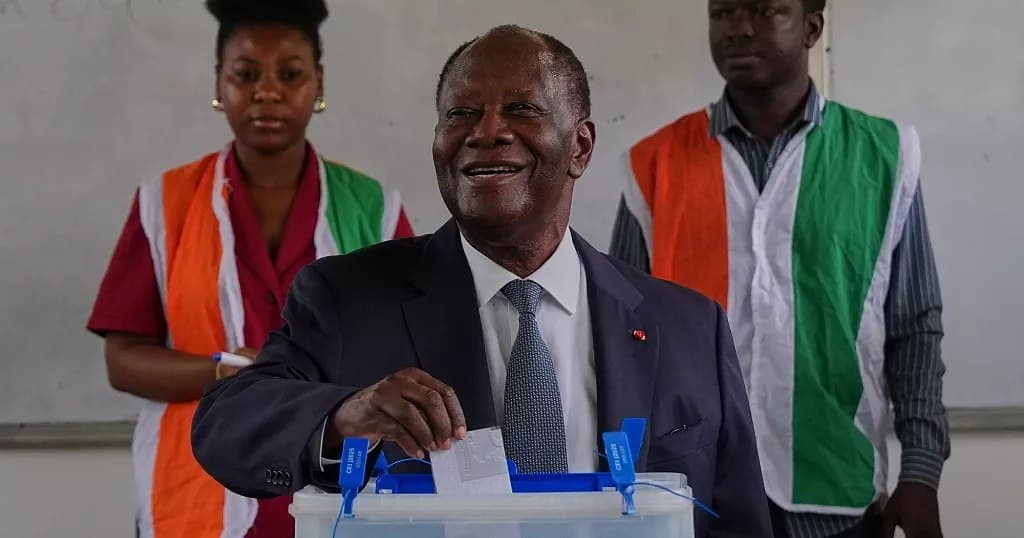 Featured image for: Côte d'Ivoire President Alassane Ouattara re-elected with 89.77% in disputed vote Côte d'Ivoire President Alassane Ouattara re-elected with 89.77% in disputed vote