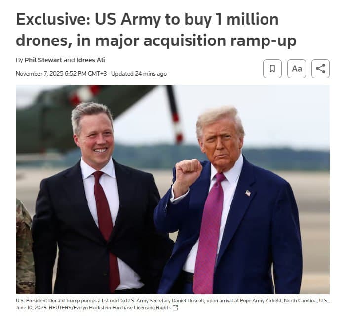 Featured image for: US Army to buy 1 million drones in major acquisition ramp-up US Army to buy 1 million drones in major acquisition ramp-up