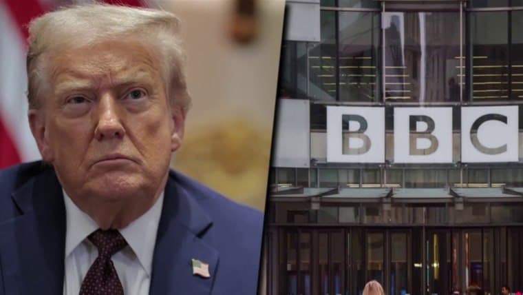Featured image for: Trump threatens $1 billion lawsuit against BBC over Panorama documentary Trump threatens $1 billion lawsuit against BBC over Panorama documentary