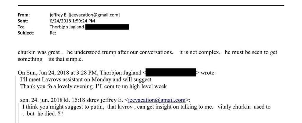 Featured image for: Jeffrey Epstein offers to help Trump with Russia, prefers Lavrov Jeffrey Epstein offers to help Trump with Russia, prefers Lavrov