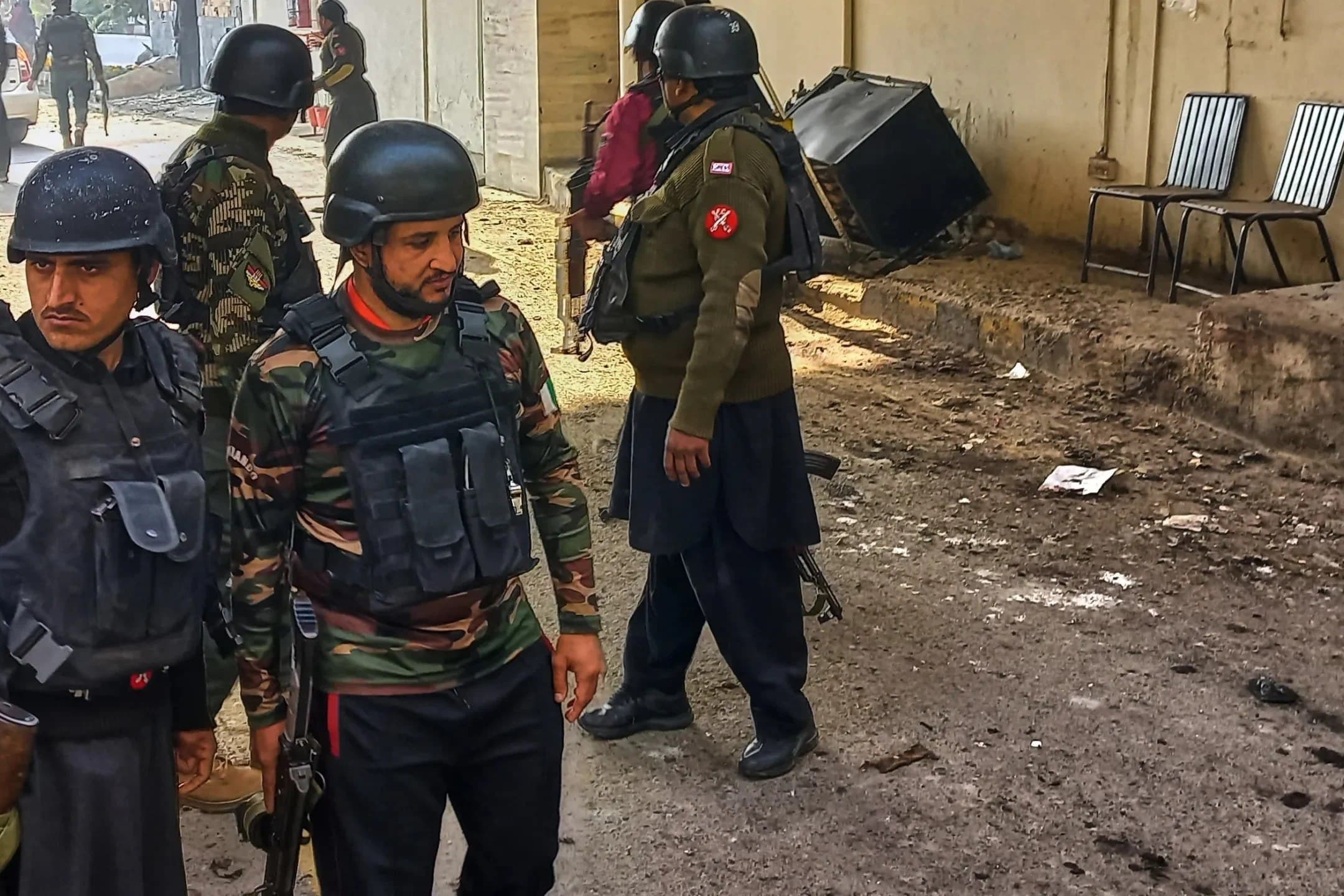 Featured image for: Three suicide bombers attack Frontier Constabulary headquarters in Peshawar Three suicide bombers attack Frontier Constabulary headquarters in Peshawar