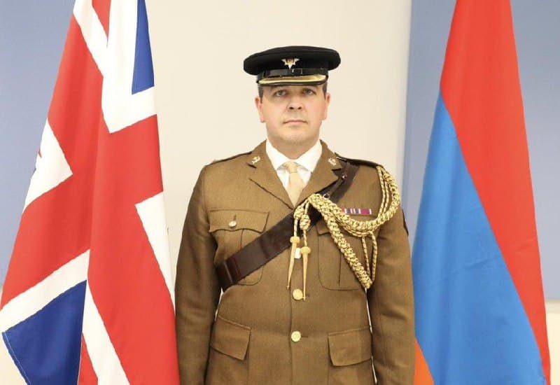 Featured image for: Major Thomas Shorland Ball appointed first British NATO military Attaché to Armenia Major Thomas Shorland Ball appointed first British NATO military Attaché to Armenia