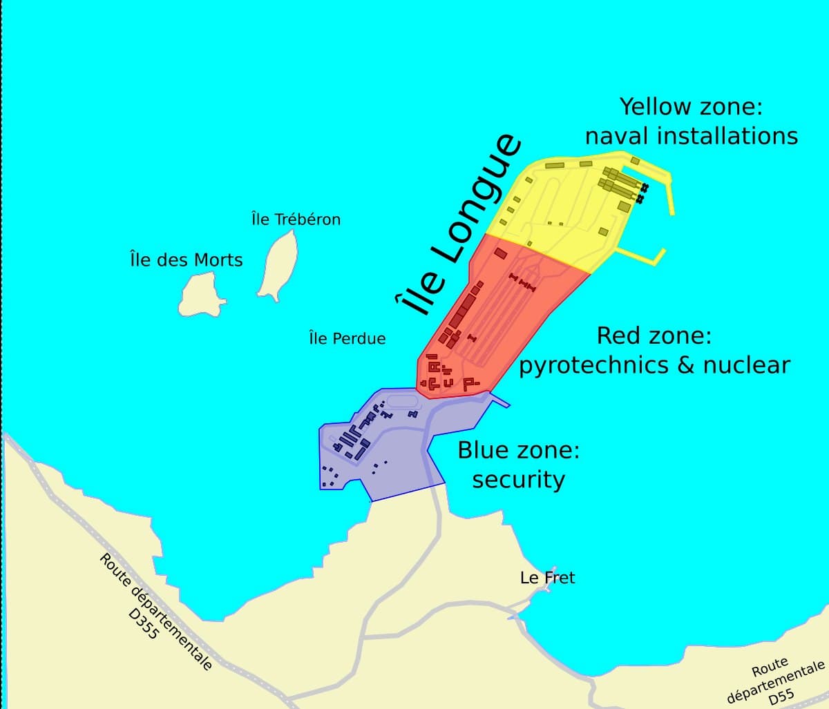 Featured image for: French Naval Fusiliers Open Fire on Drones Over Île Longue Base French Naval Fusiliers Open Fire on Drones Over Île Longue Base